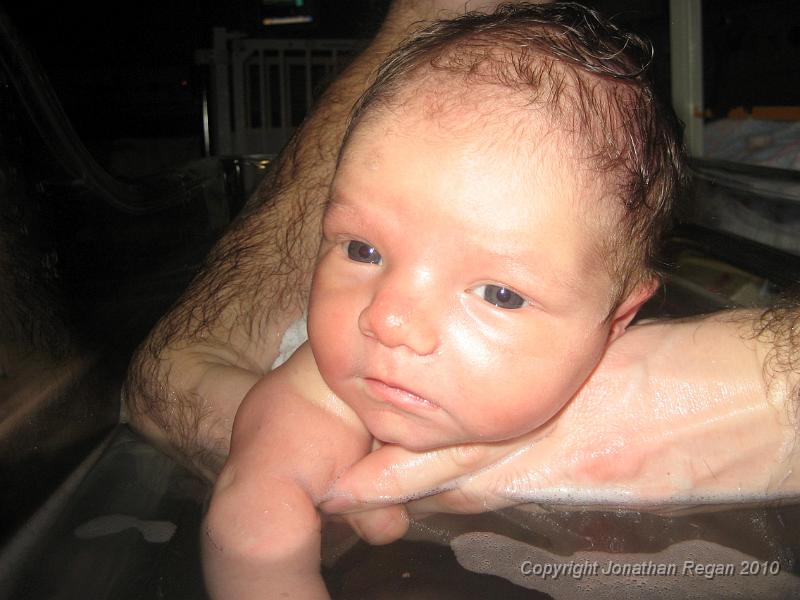 Joshua Regan 006.jpg - Josh swimming in the bath